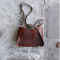  کیف چرم زنانه مدل شعله 